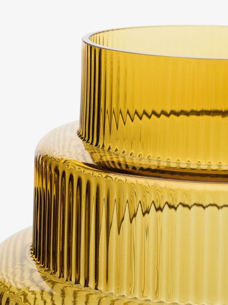 Yellow Steps Large Vase