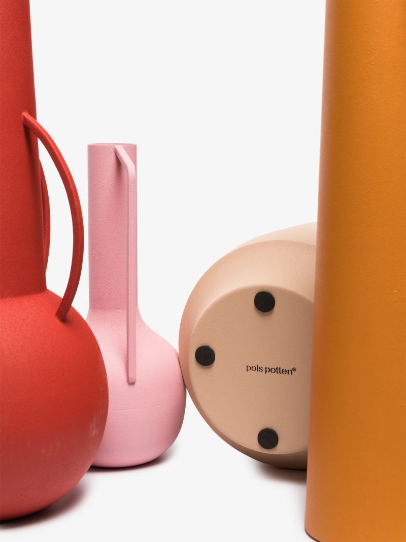 Orange, Pink and Red Roman Sunset Vase Set