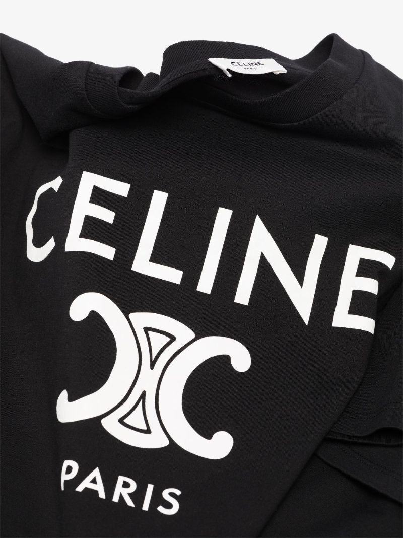 Triomphe Logo Cropped T-shirt