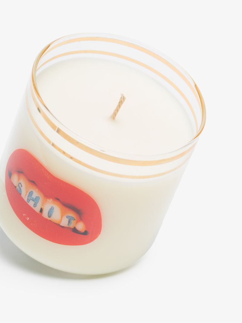 White Lips Candle