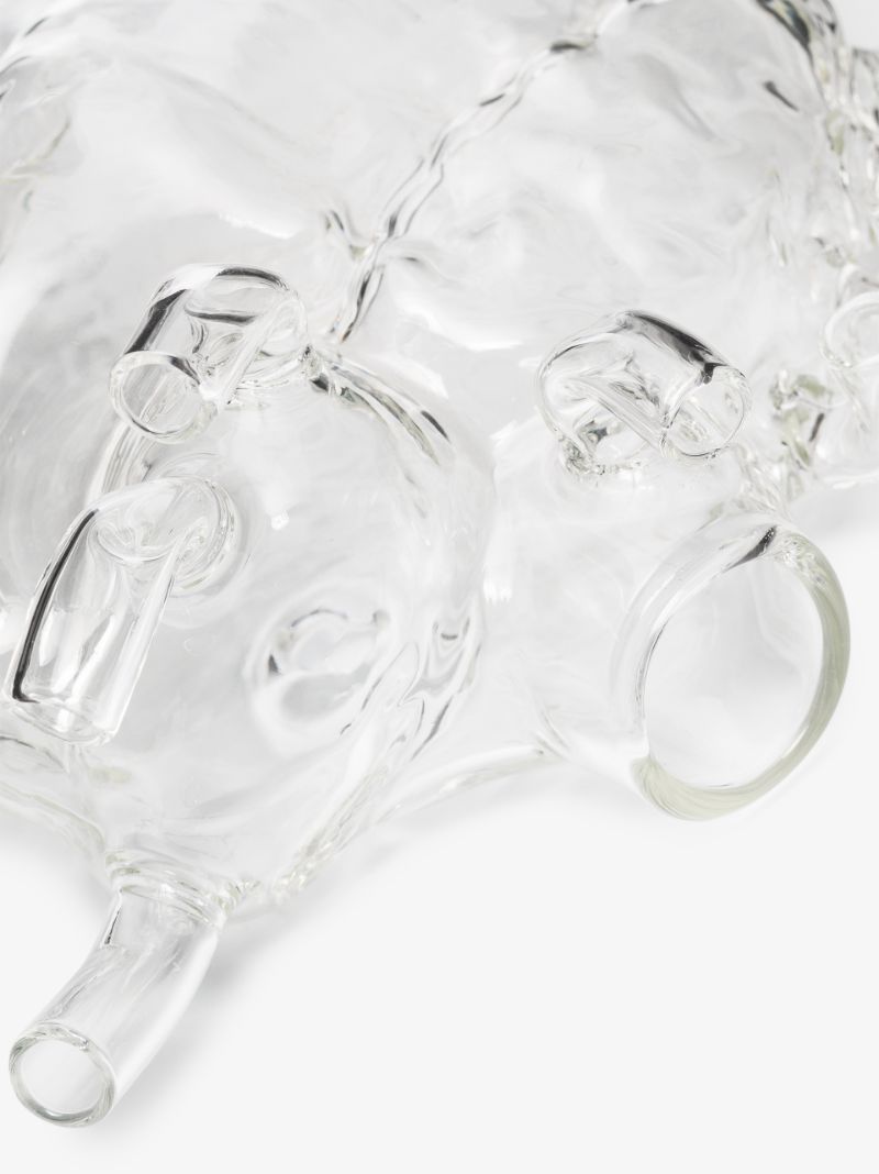 Clear Love in Bloom Heart Vase