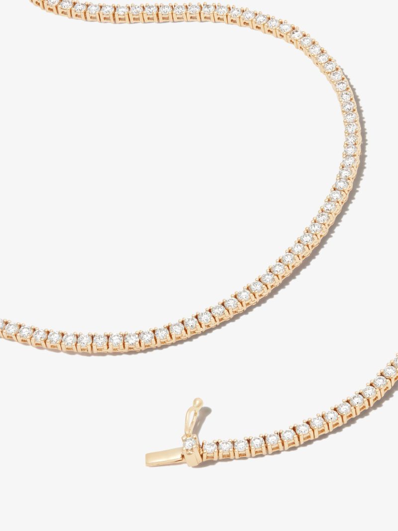 18k Yellow Gold Hepburn Diamond Necklace