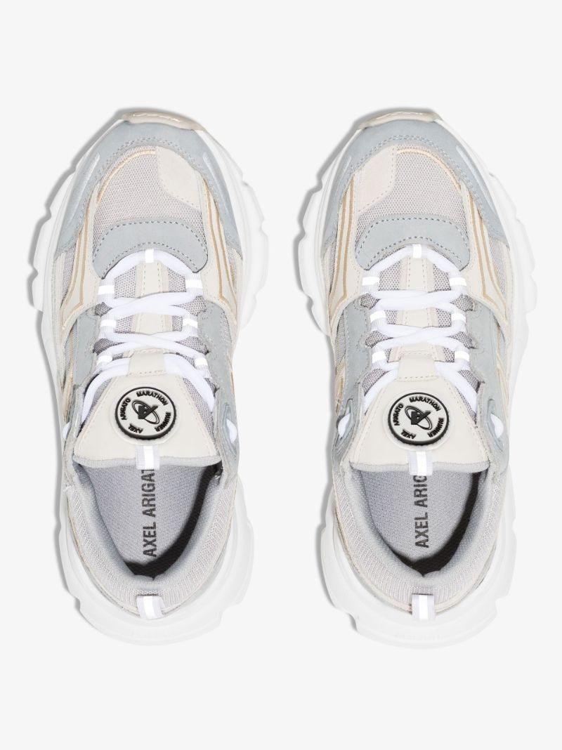 Grey and Neutral Marathon R-trail Sneakers