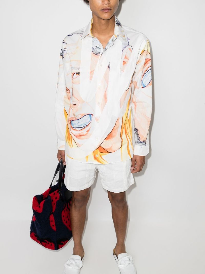 Rugby Face Print Shirt