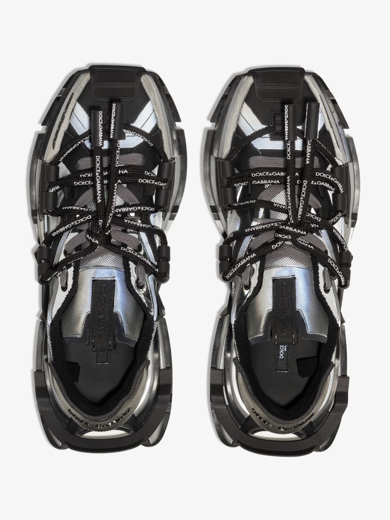 Black and Grey Space Sneakers