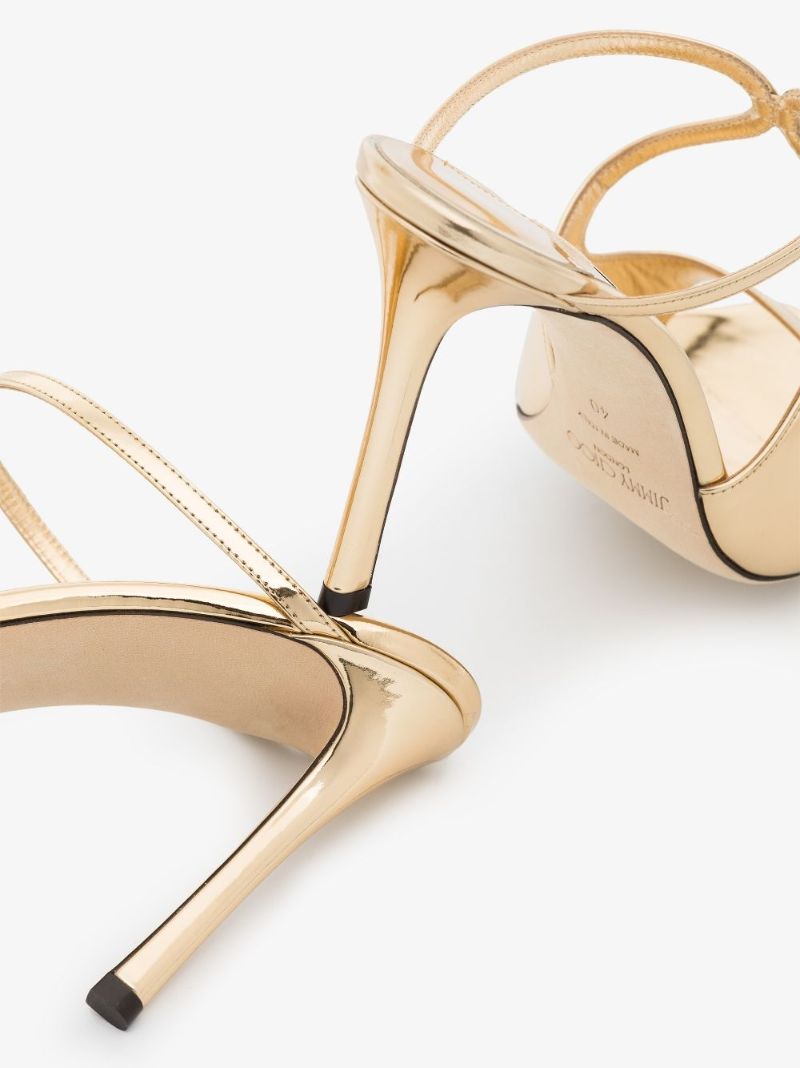 Gold Anise 95 Leather Sandals