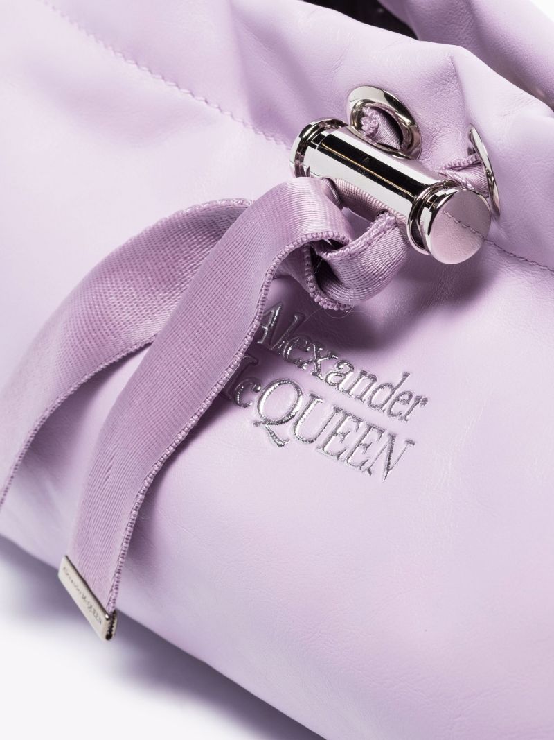 Purple Bundle Mini Leather Shoulder Bag