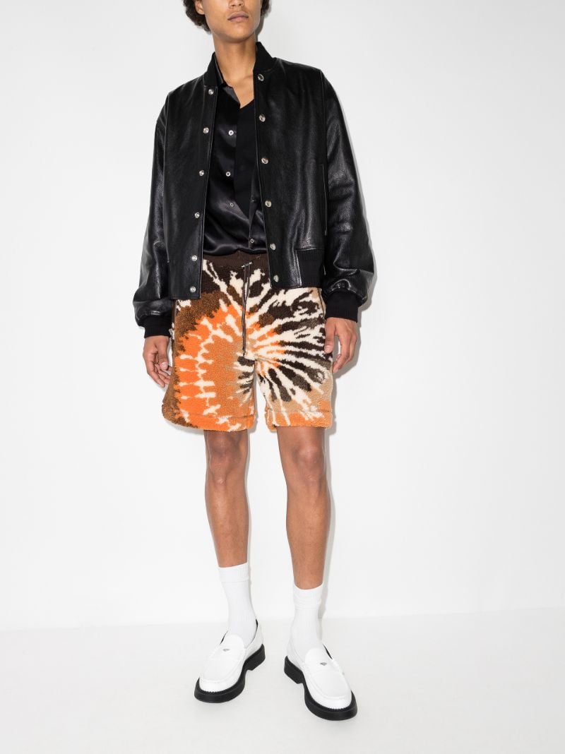Tie-dye Fleece Track Shorts