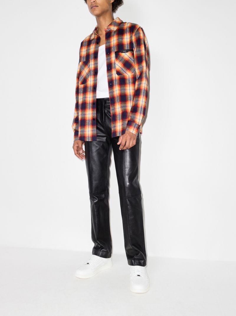Logo Checked Flannel Shirt