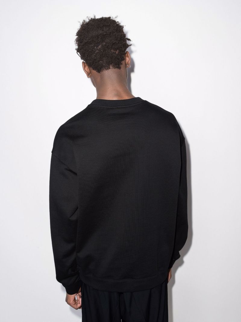 La Greca Logo Cotton Sweatshirt