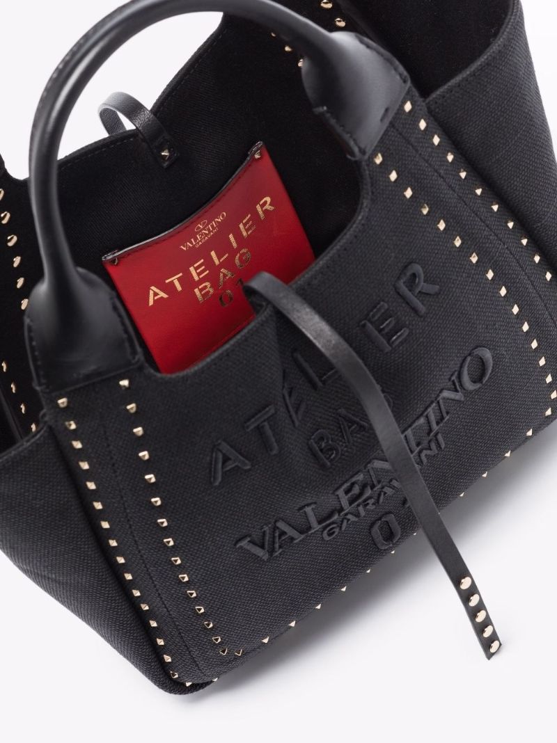Atelier 01 Rockstud Canvas Tote Bag