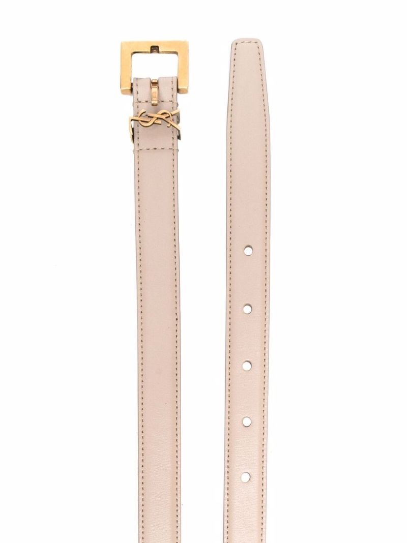 Neutral Cassandre Leather Belt
