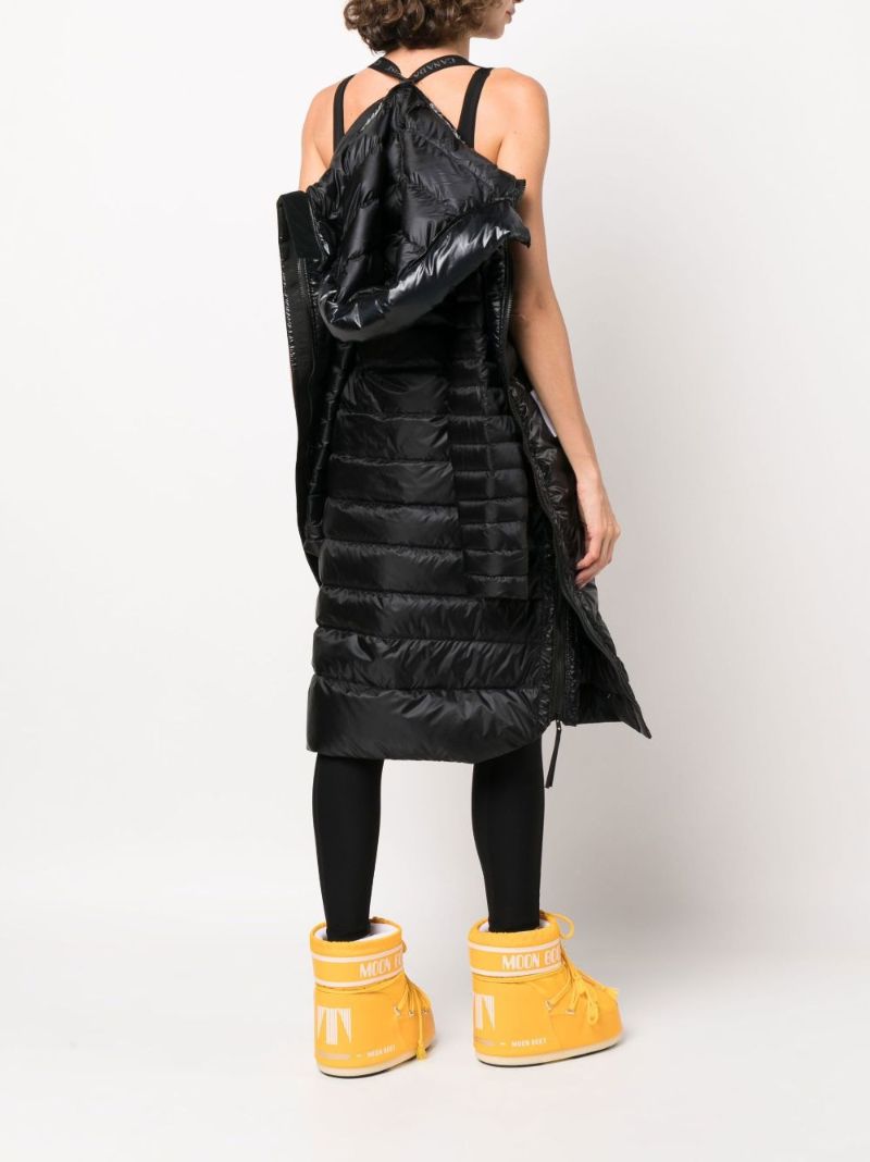 Black Roxboro Hooded Puffer Coat