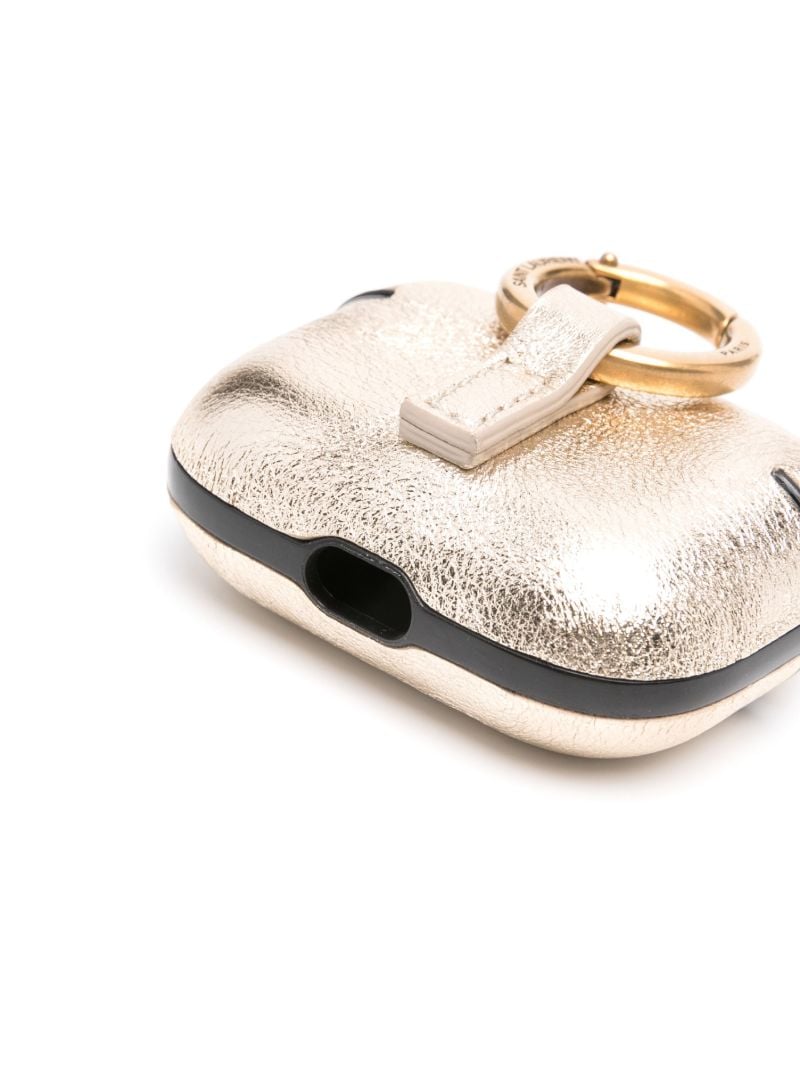 Gold Airpods Pro Leather Case