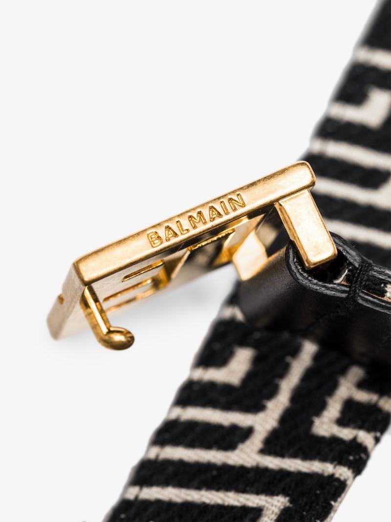 Black Monogram Jacquard Belt