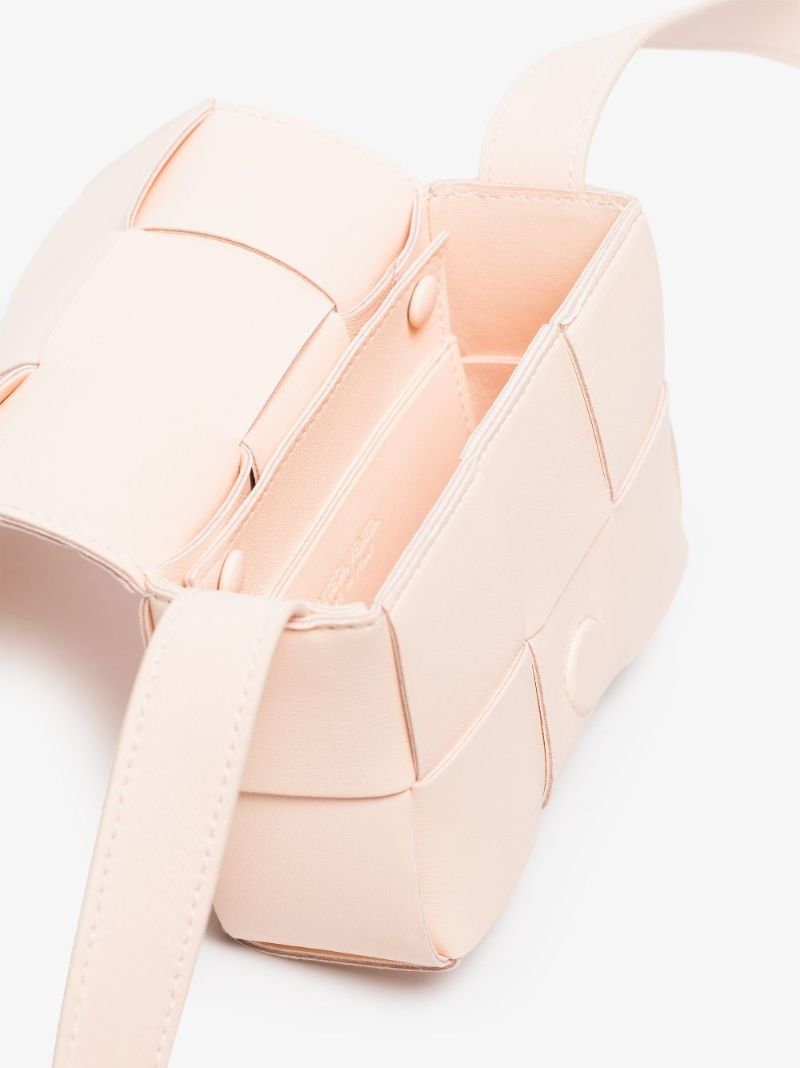 Pink Candy Cassette Leather Cross Body Bag