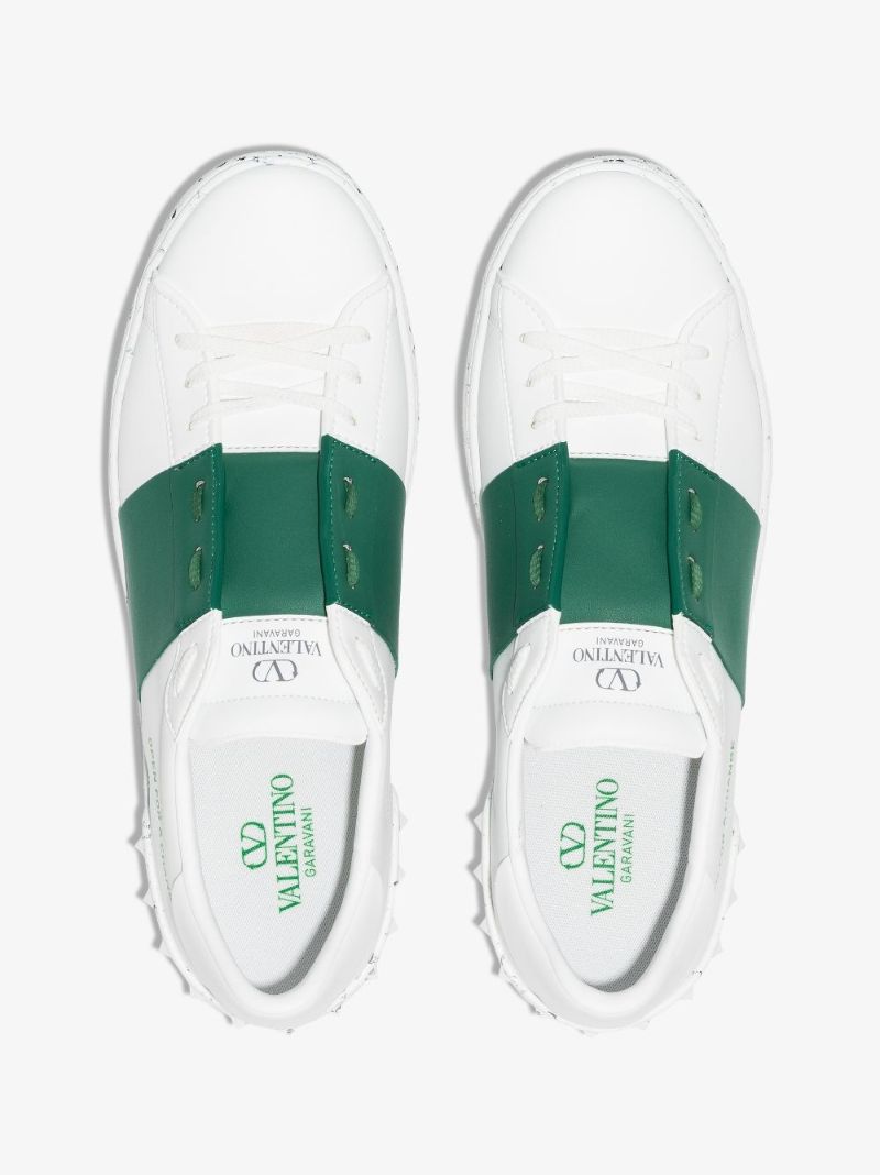 White Open for a Change Low Top Sneakers