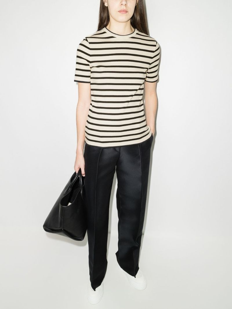 Plus Striped Cotton T-shirt