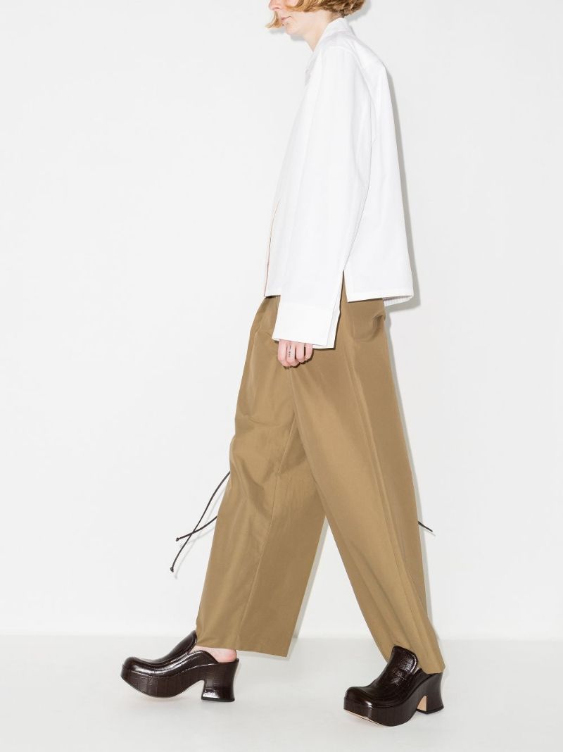 Contrast Stripe Cotton Shirt