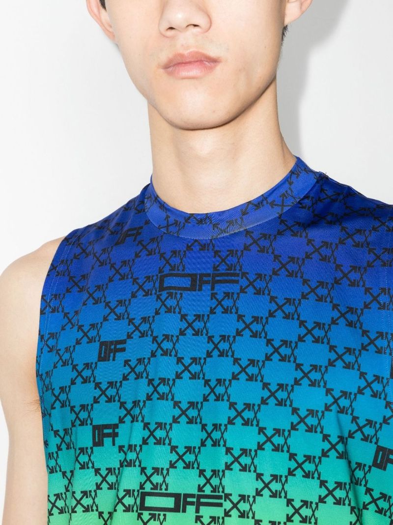 Iridescent OmbrÃ_x0083_© Monogram Tank Top