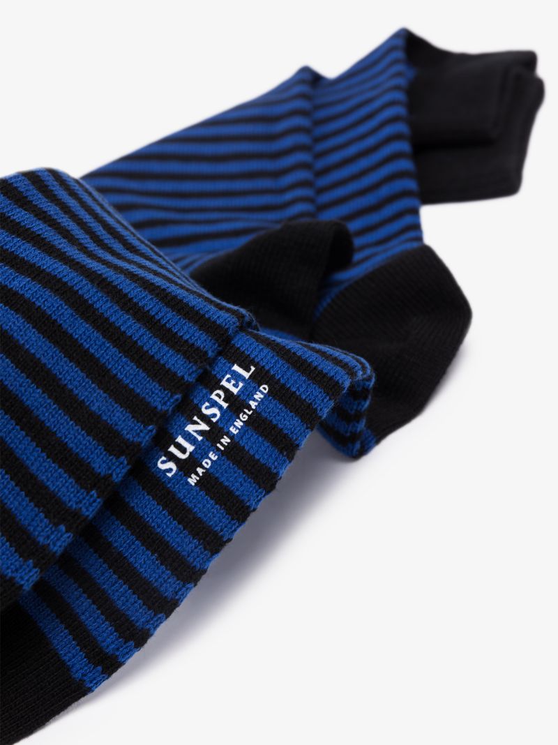 Blue and Black Walala Socks