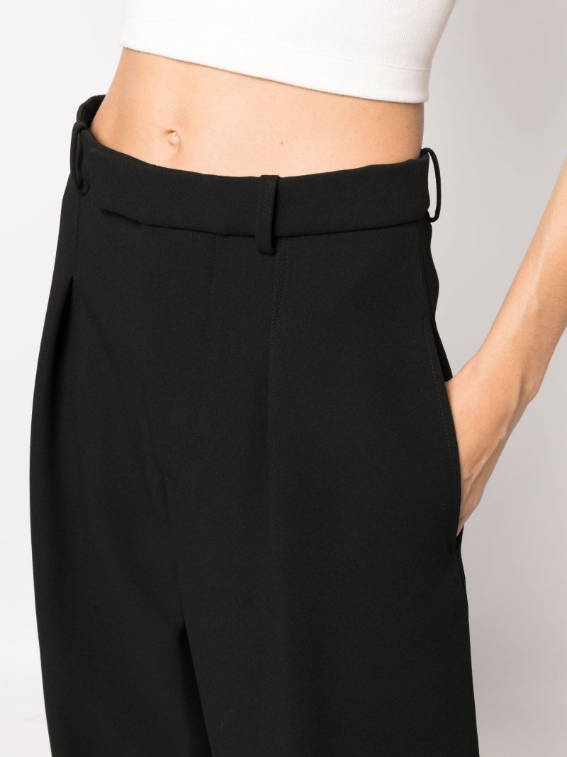 X Hailey Bieber Black Wool Trousers