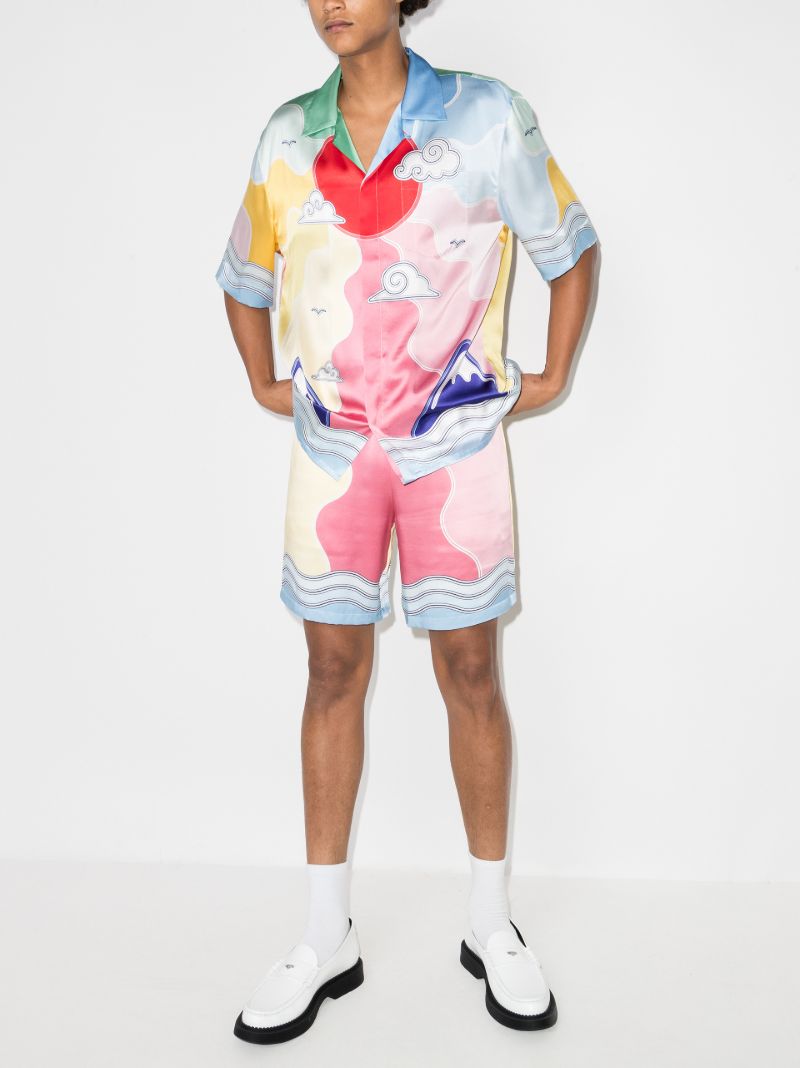 Soleil Levant Silk Shirt