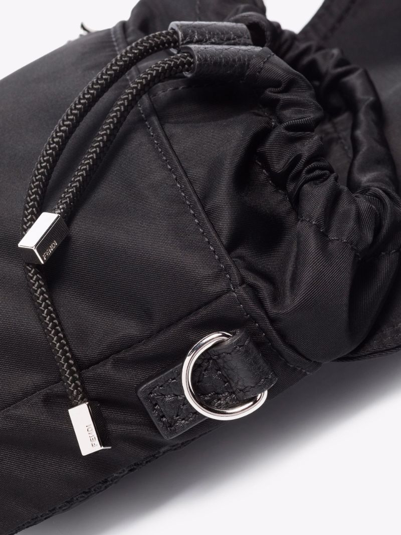 Black Fendiness Mini Cross Body Bag