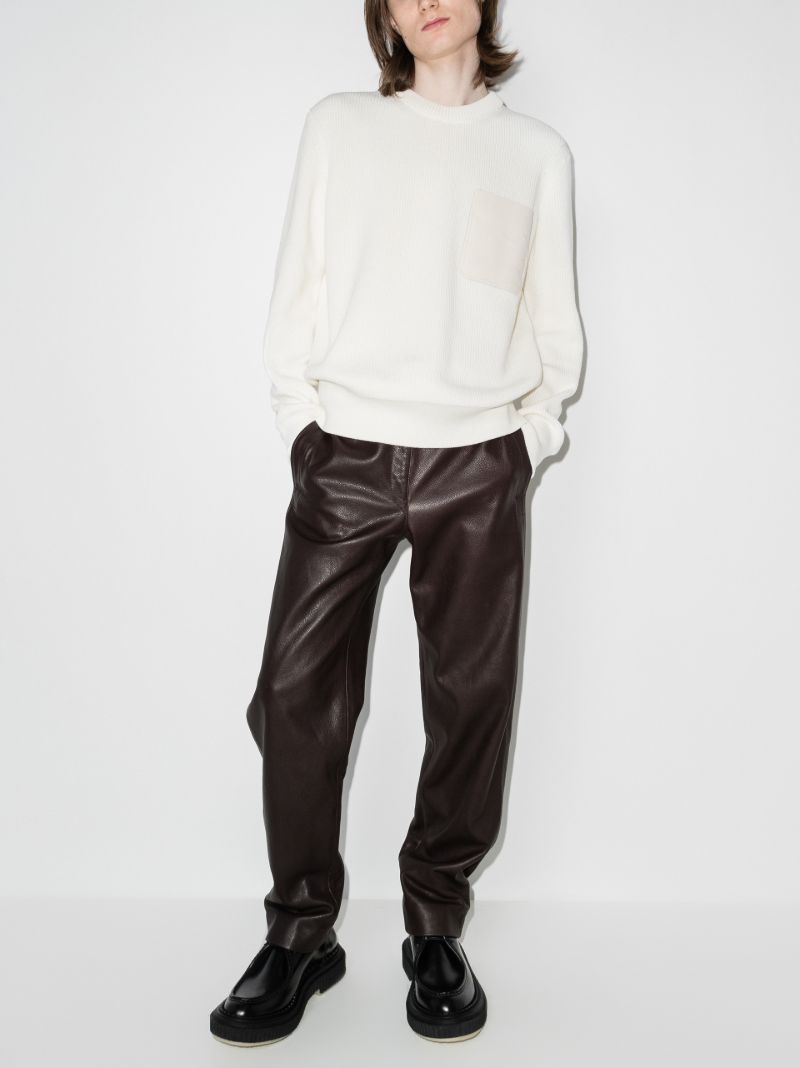 Patch Pocket Cotton Sweater