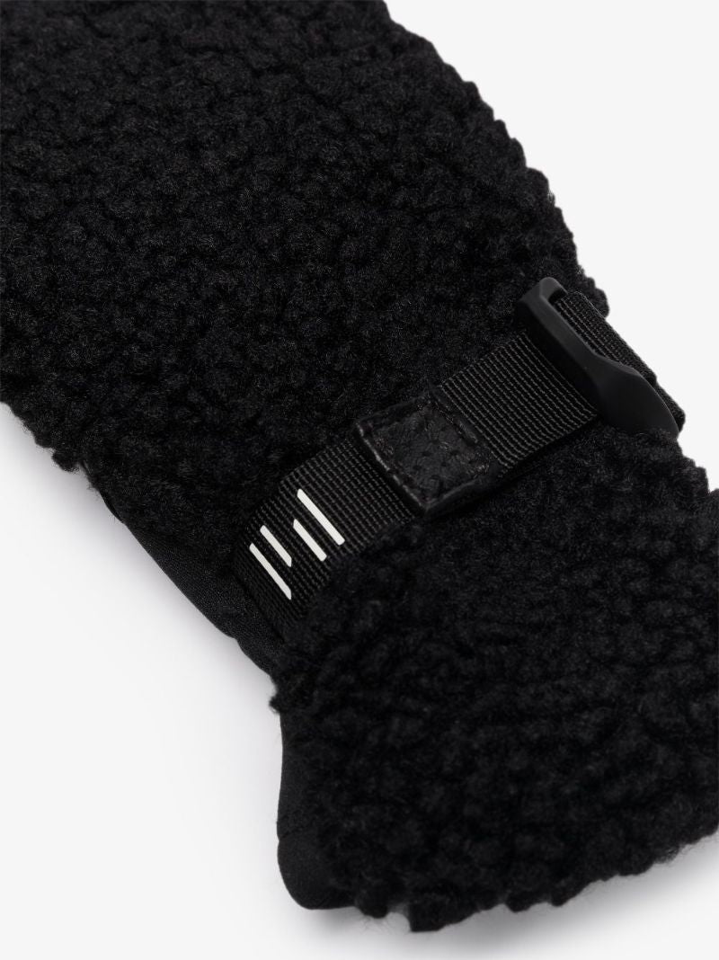 Black Sherpa Fleece Mittens