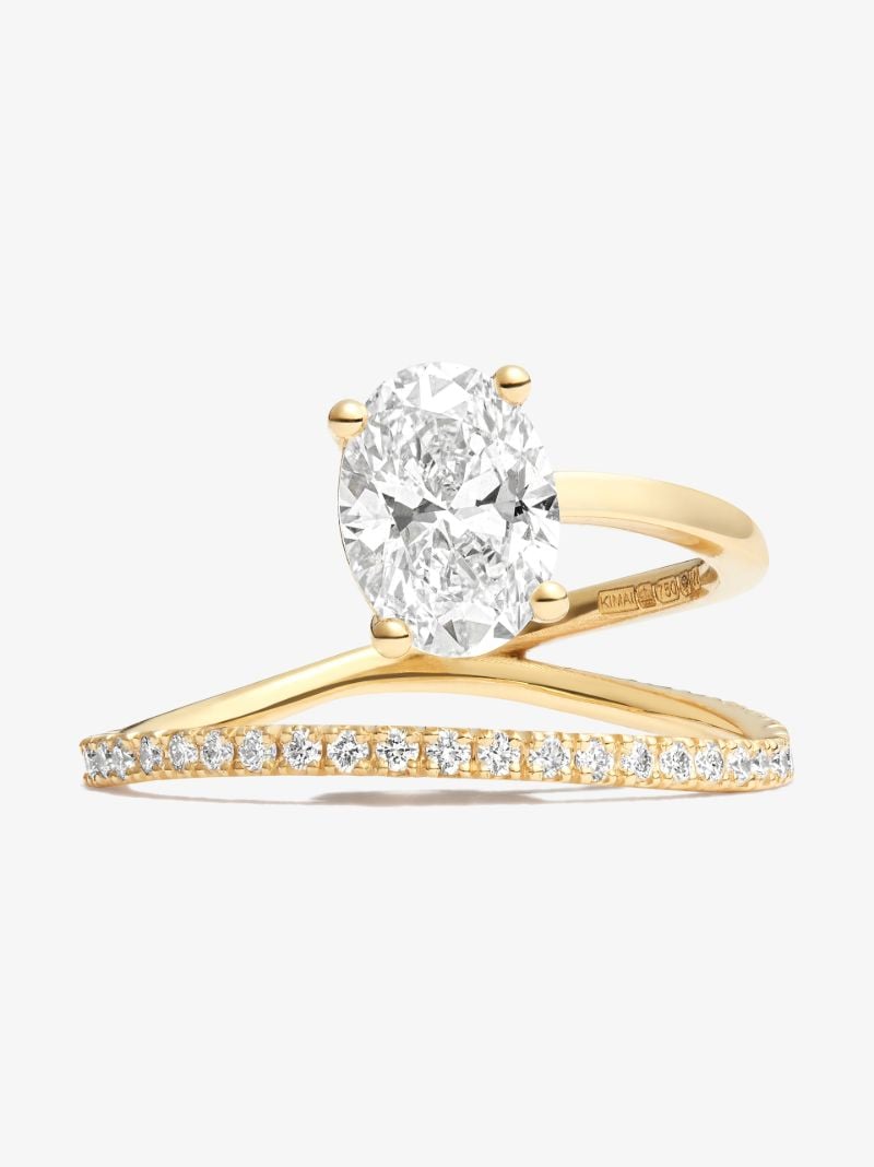 18k Yellow Gold Billie Diamond Ring