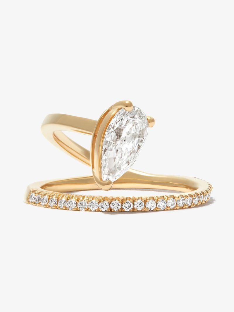 18k Yellow Gold Frida Diamond Ring