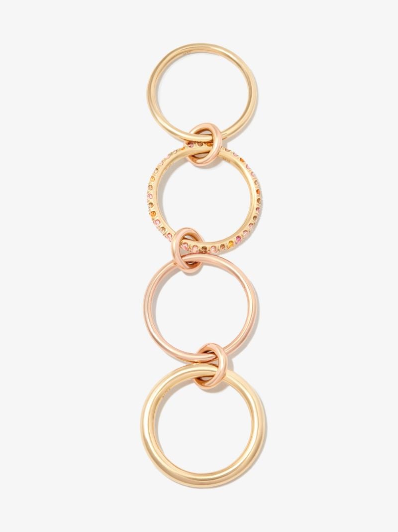 18k Yellow Gold Nimbus Dusk Sapphire and Diamond Ring