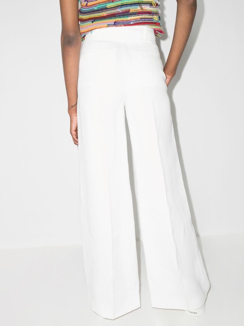 Wide Leg Linen Trousers