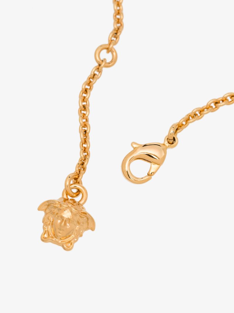 Gold Tone Medusa Necklace