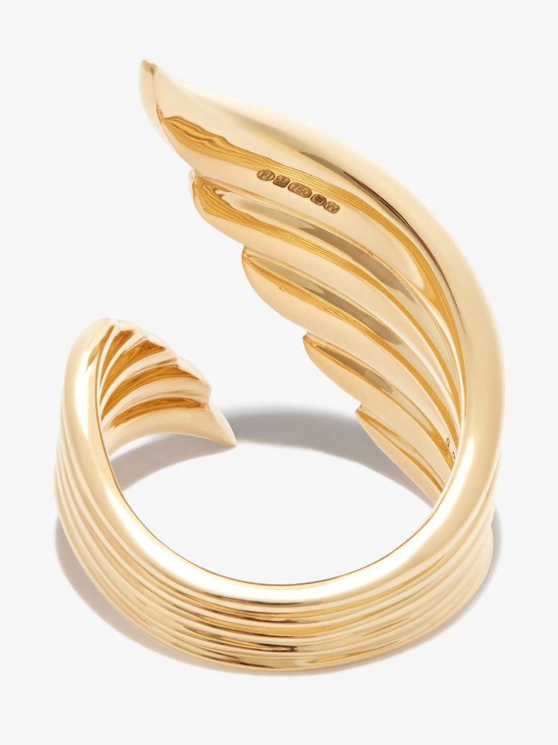 18k Yellow Gold Fire Ring