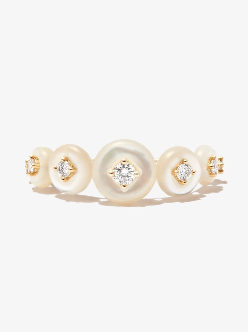18k Yellow Gold Surrounding Small Ring