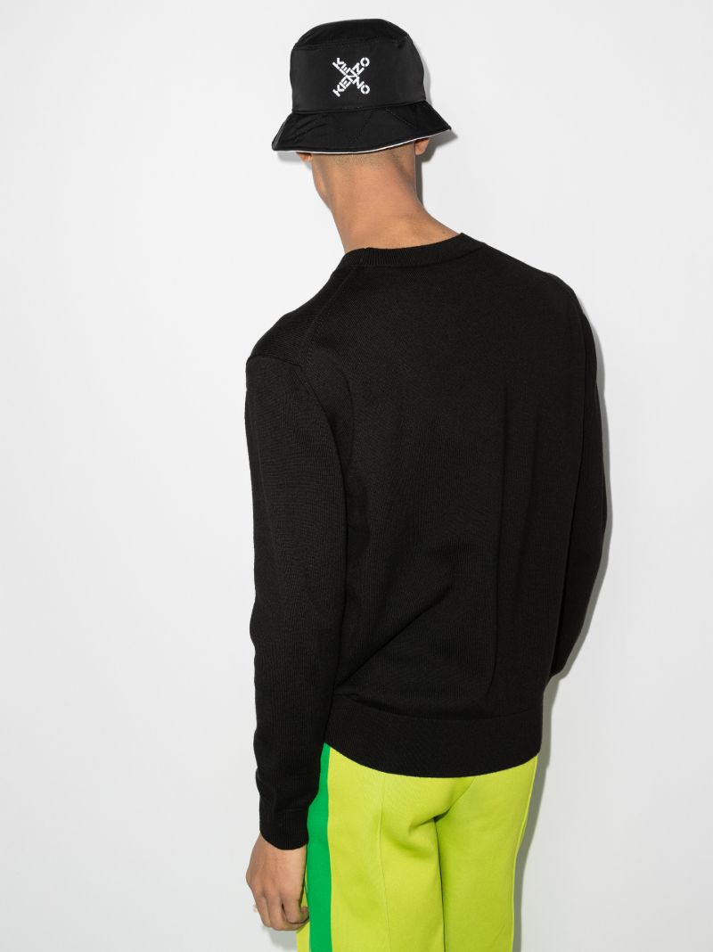 Tiger Logo Wool Sweater