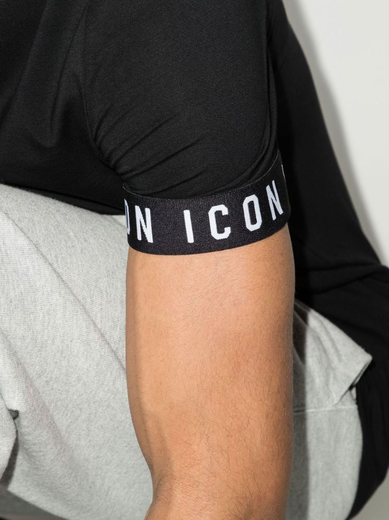 Black Logo Tape T-shirt