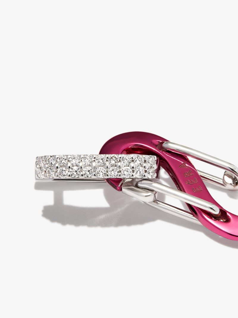 18k White Gold Romy Small Diamond Earring