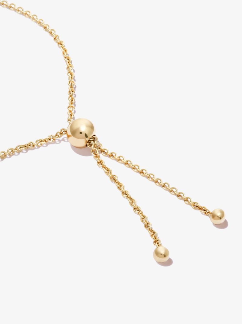 14k Yellow Gold Diamond Chain Bracelet