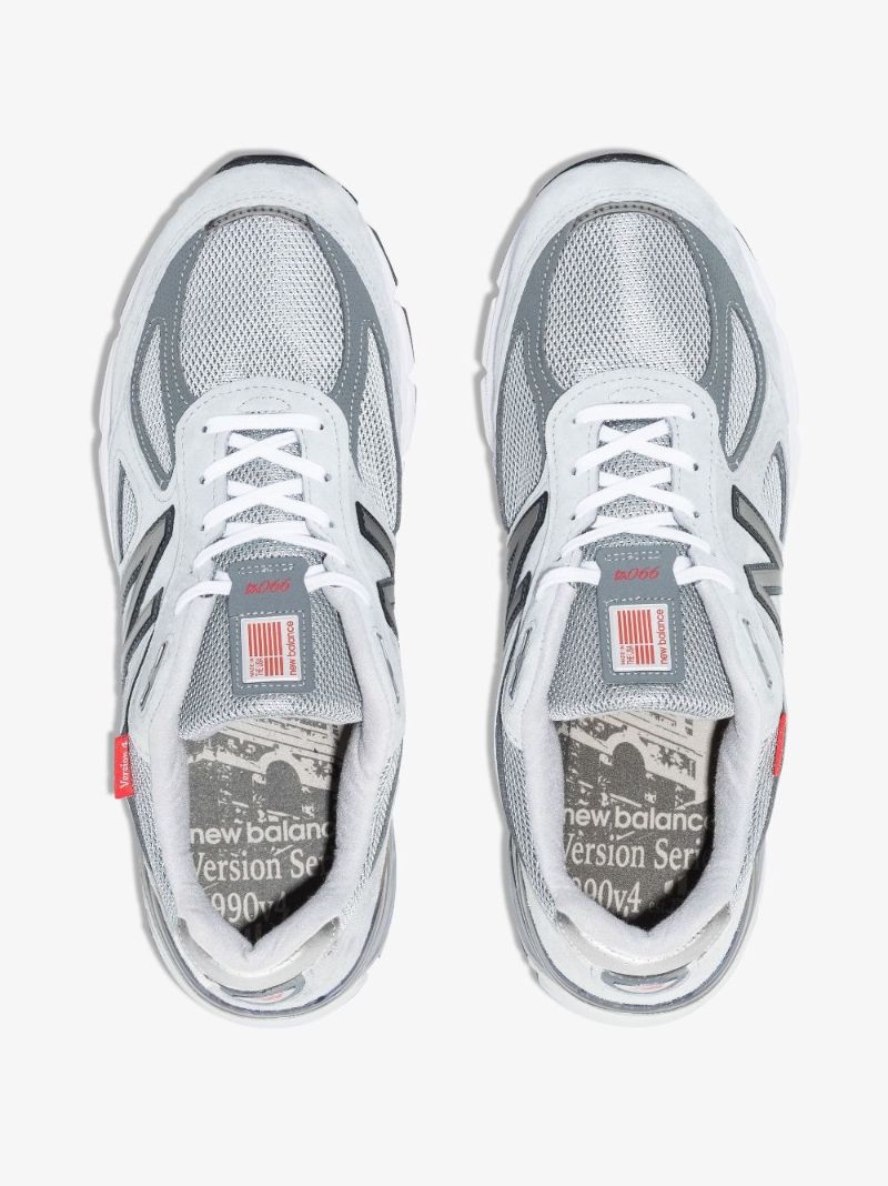Grey 990 V4 Low-top Sneakers