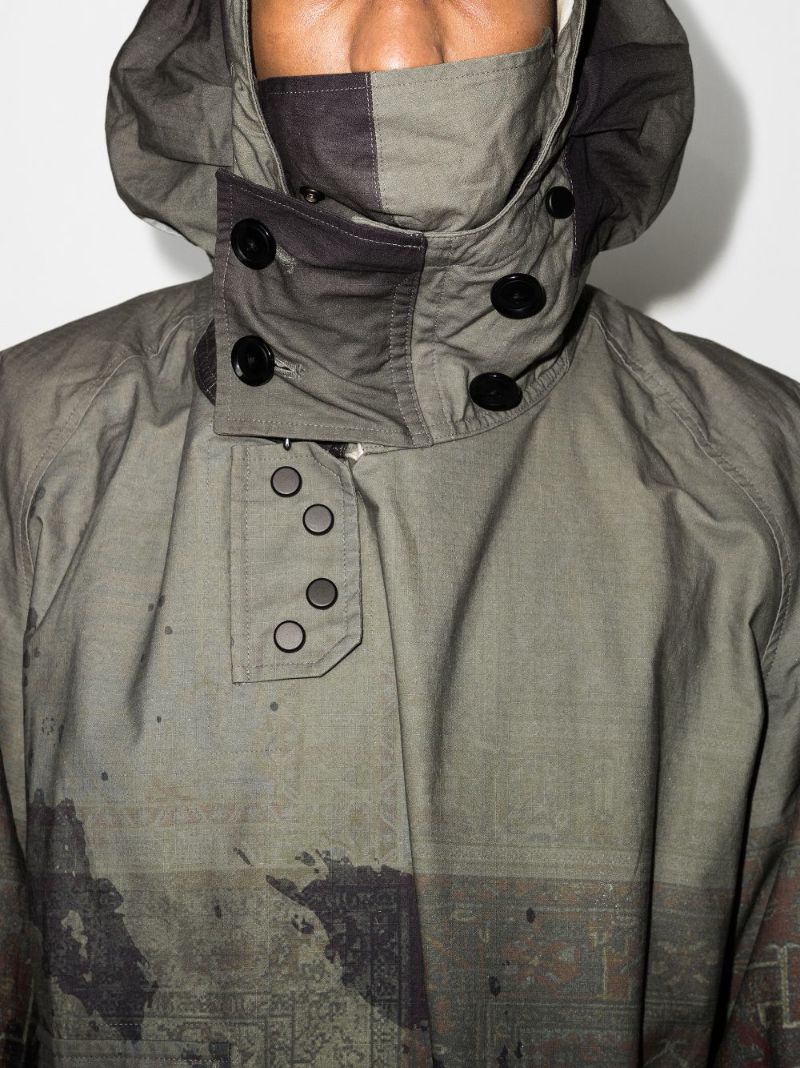 Rug Print Anorak Jacket