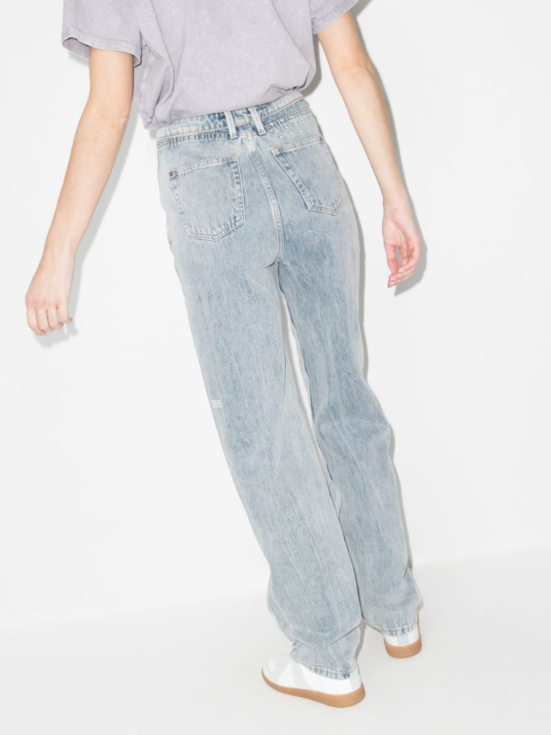 Undone Playback Muse Straight Leg Jeans