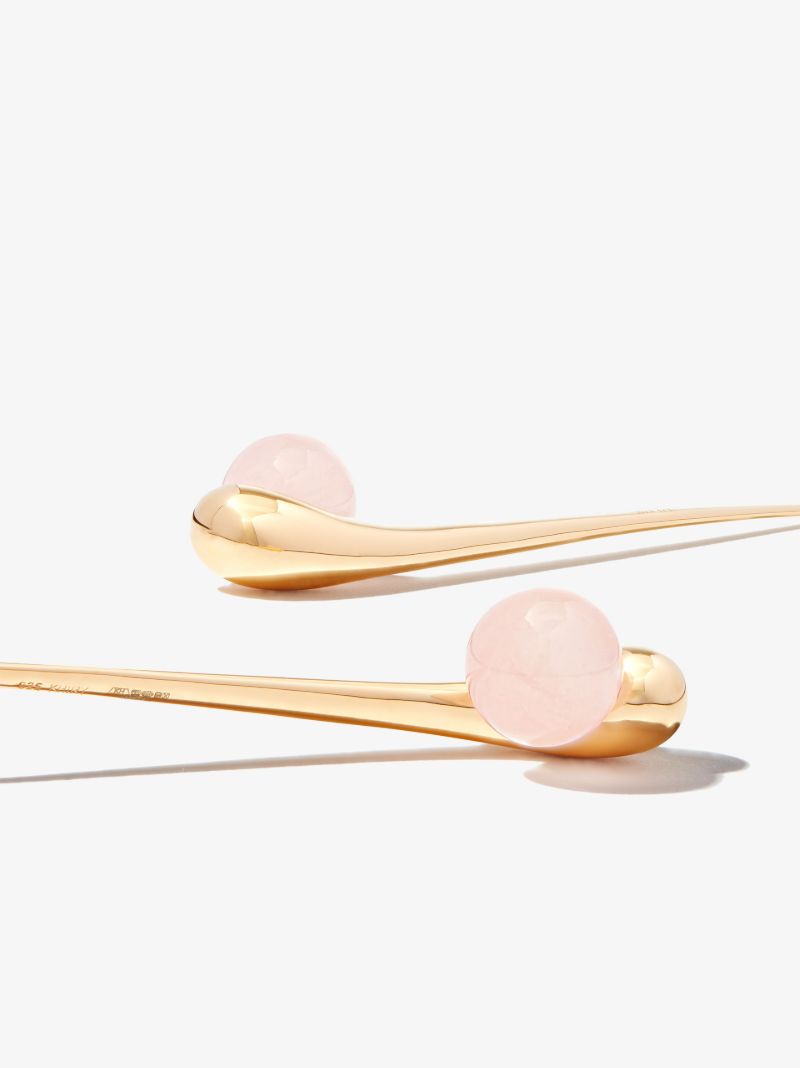 Gold Vermeil Adisa Quartz Drop Earrings
