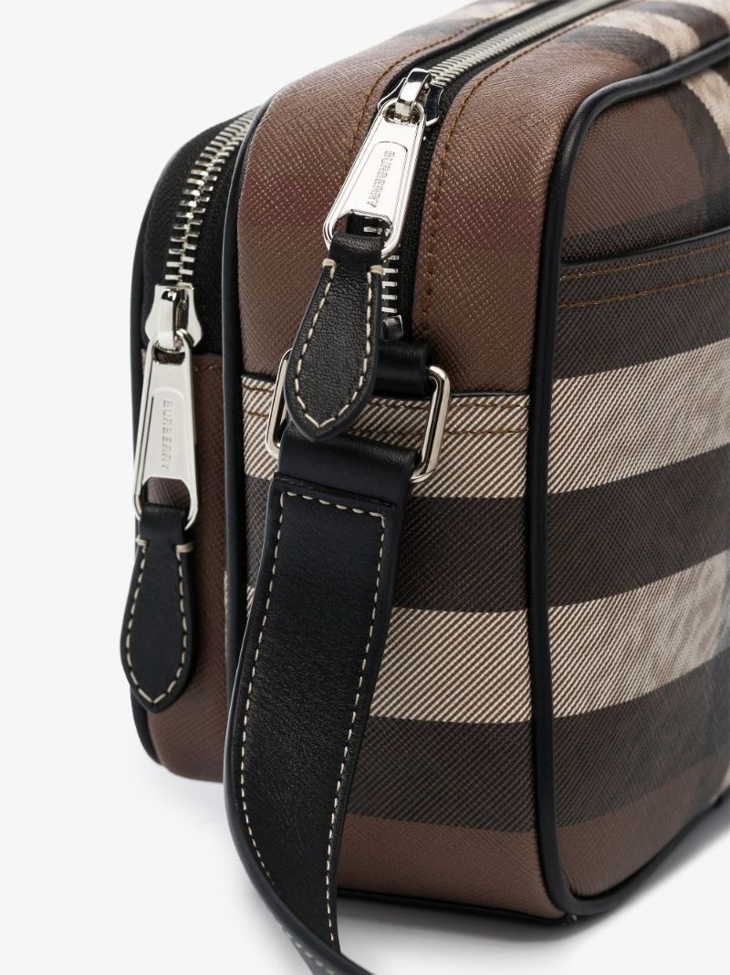 Brown Paddy Check Cross Body Bag