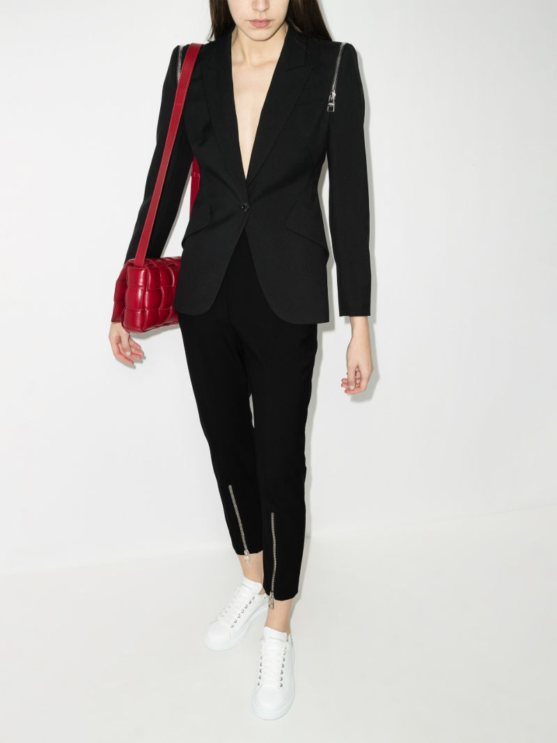 Cropped Wool Trousers