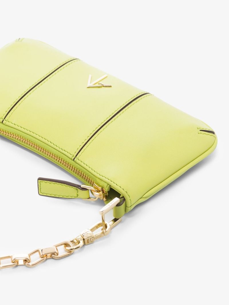 Green Mini Pita Leather Shoulder Bag