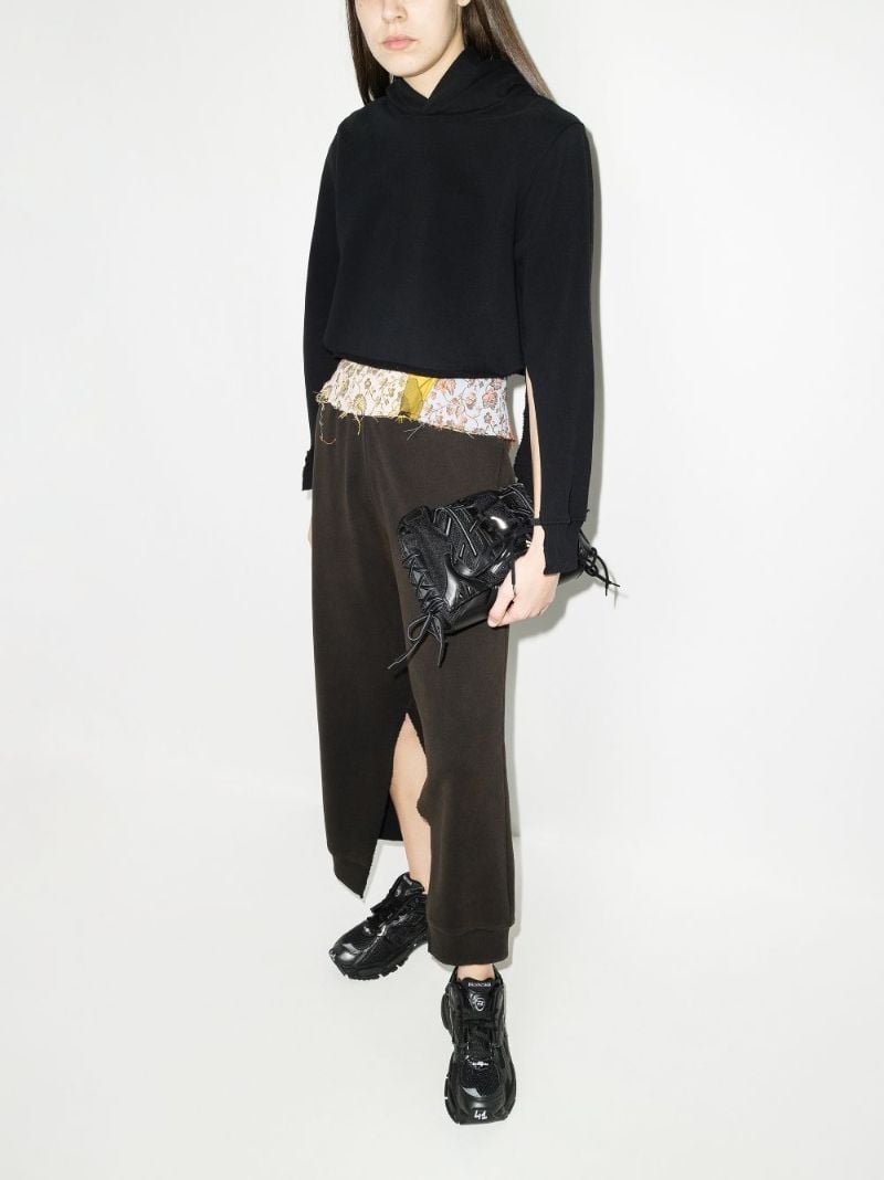 Cut-out Sleeve Hoodie