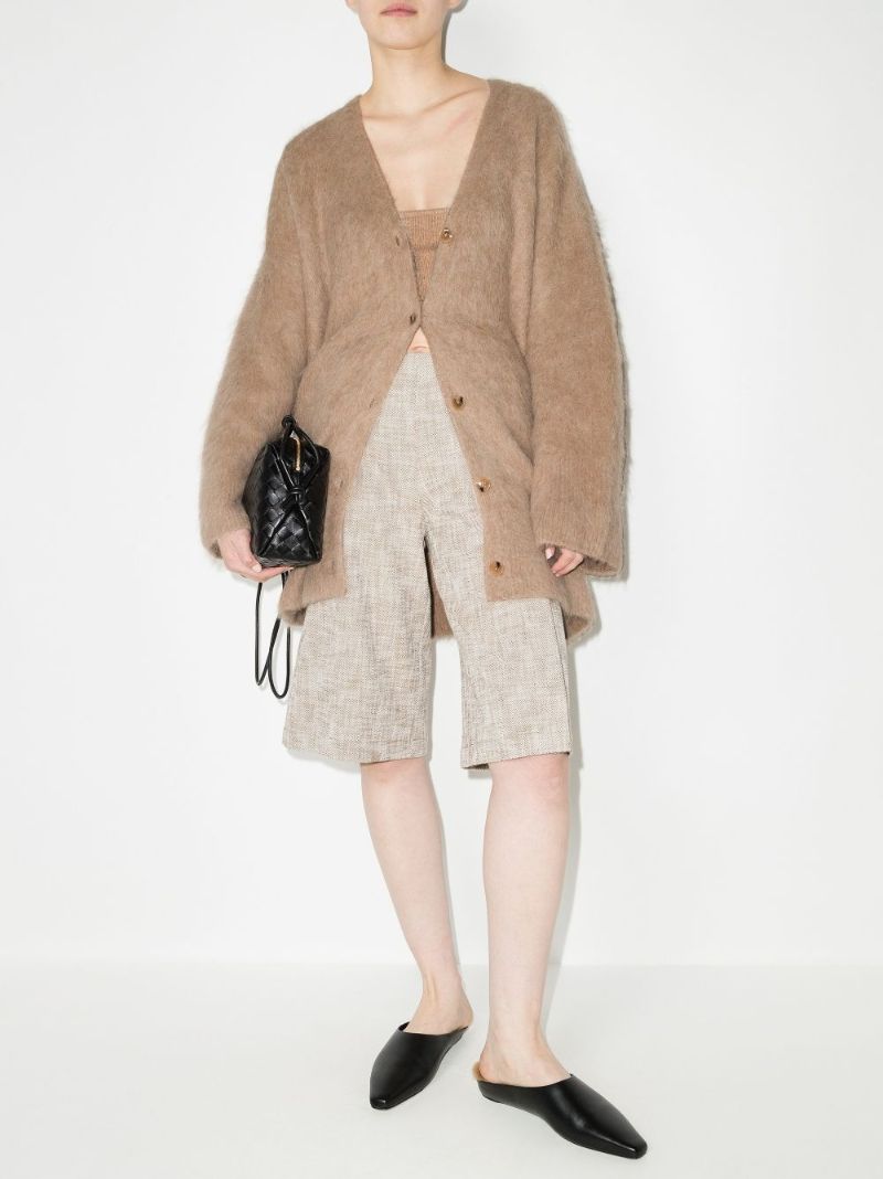 Oversized Button-down Cardigan